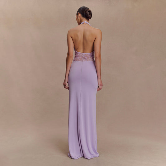 Backless Ribbon Dress