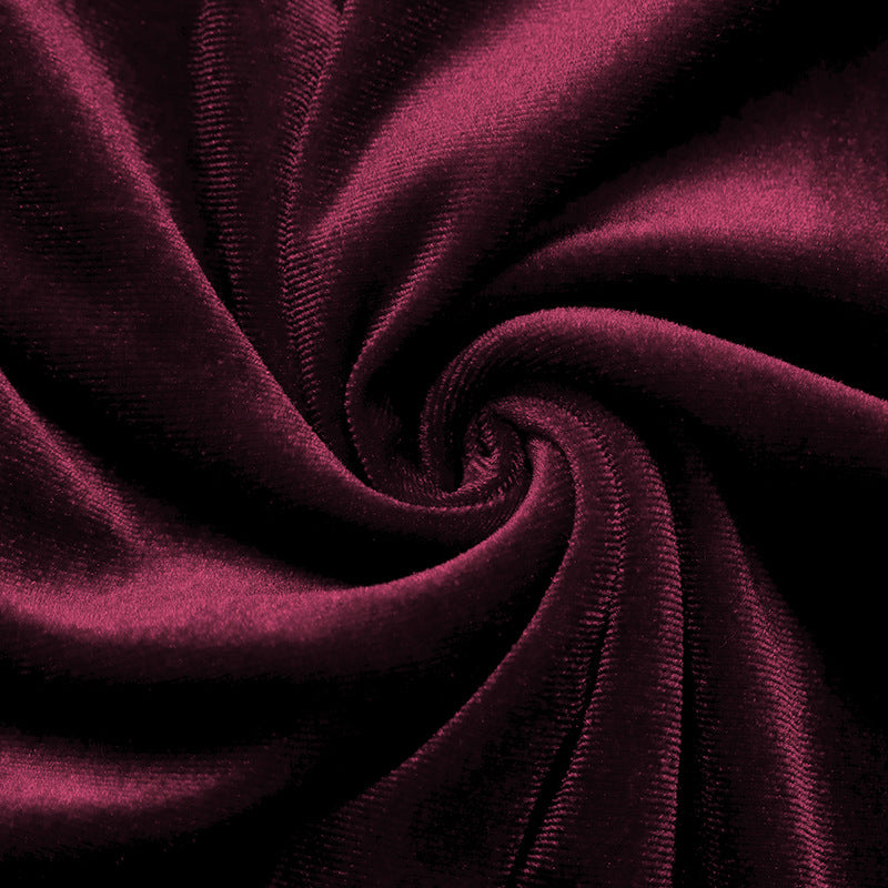 PL-114 Velvet Split Skirt