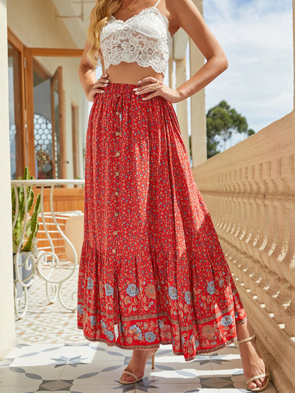 PL-117 Printed Floral Maxi