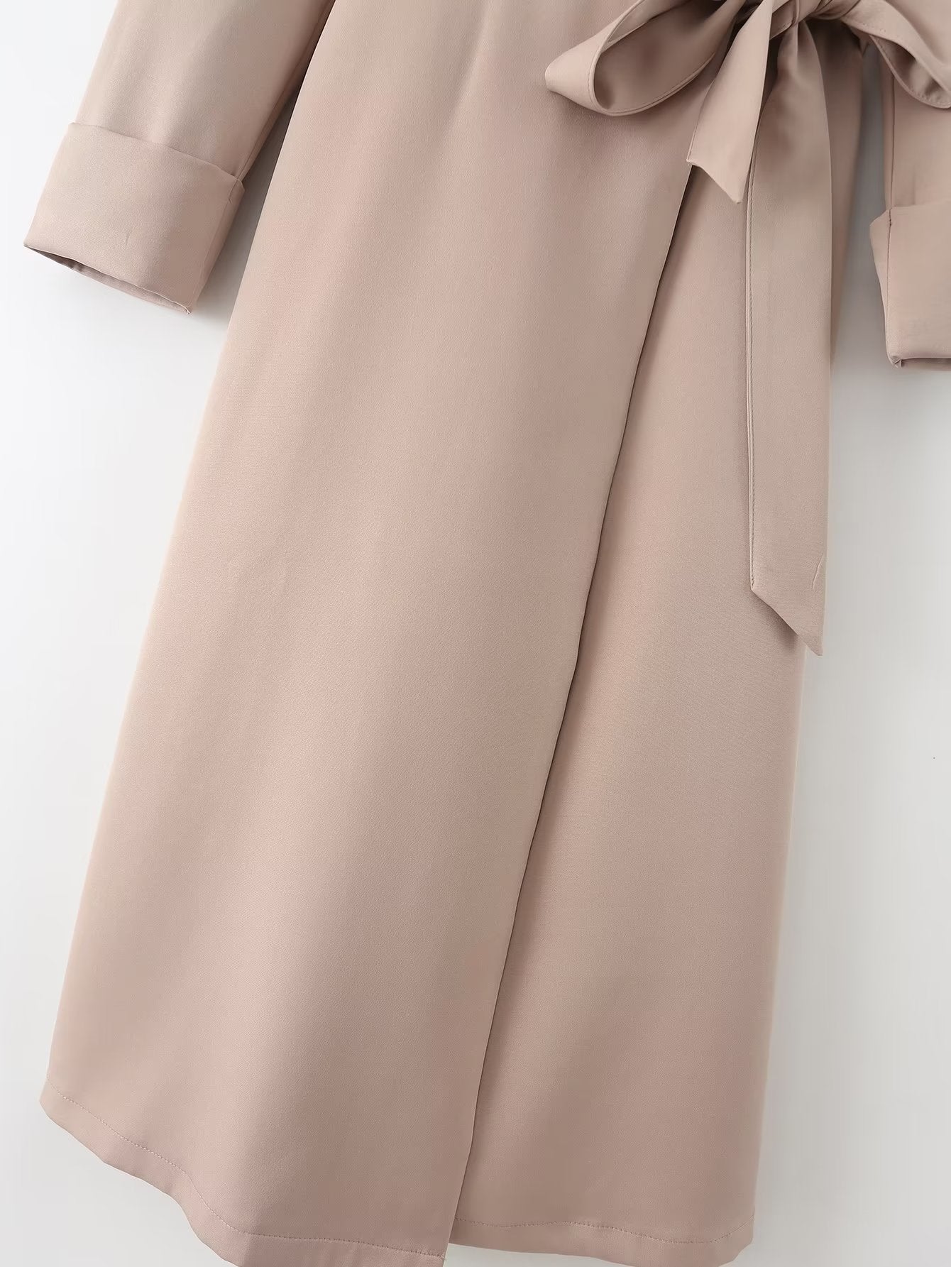 Split Long Sleeve Dress