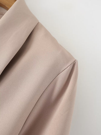 Split Long Sleeve Dress