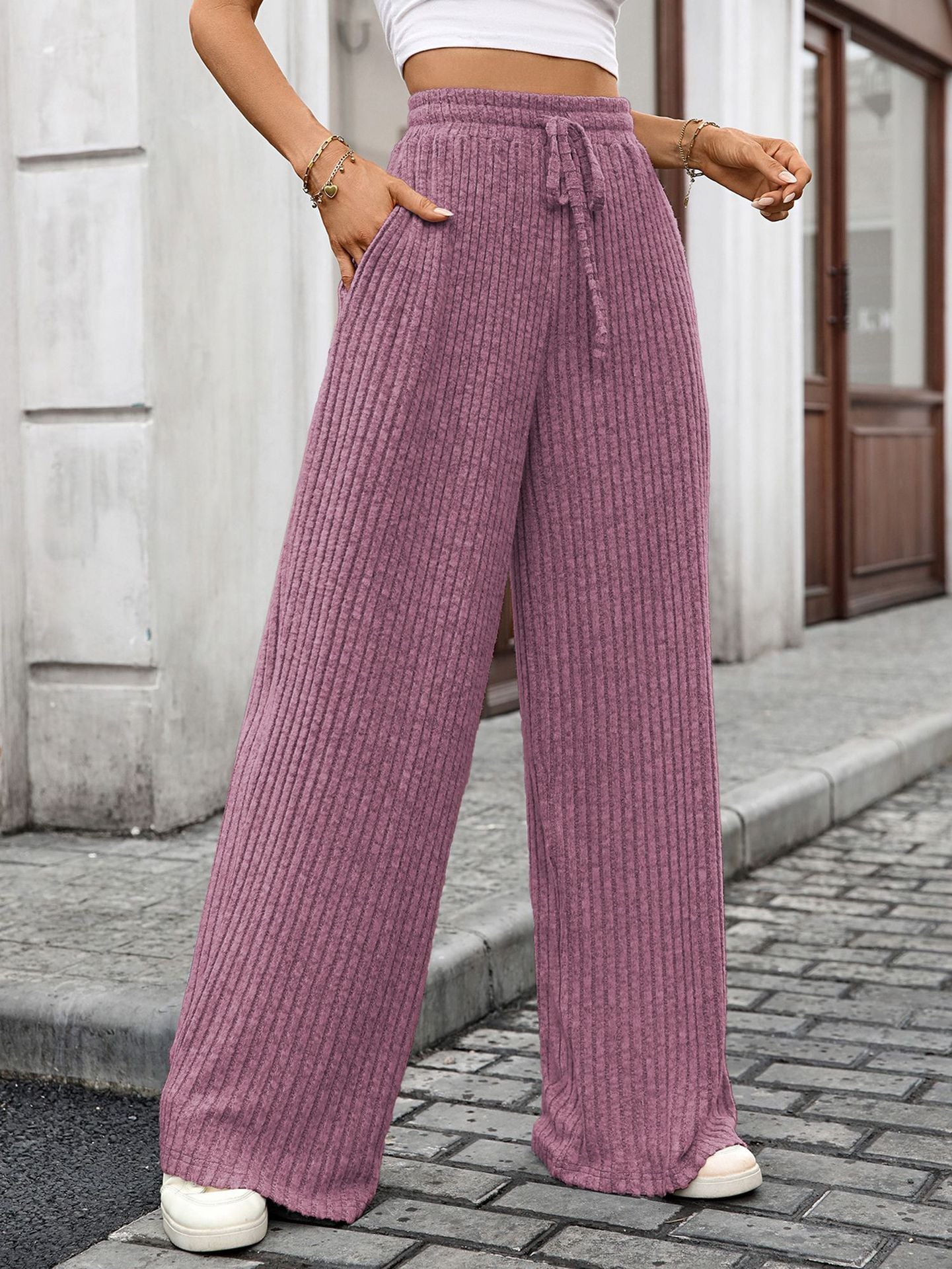 Sunken Stripe Casual Pant