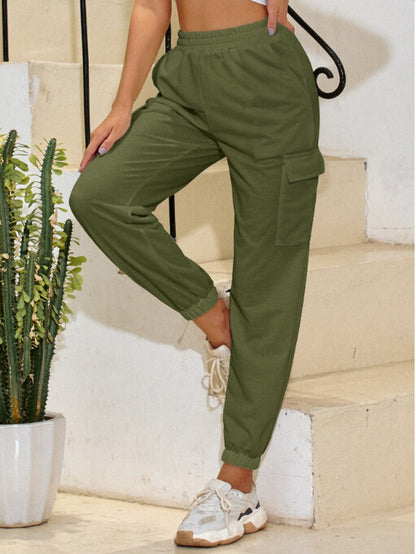 High Waist Casual Yoga Trousers