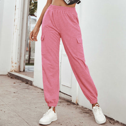 High Waist Casual Yoga Trousers