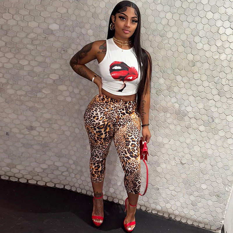 Leopard Print Yoga Pant