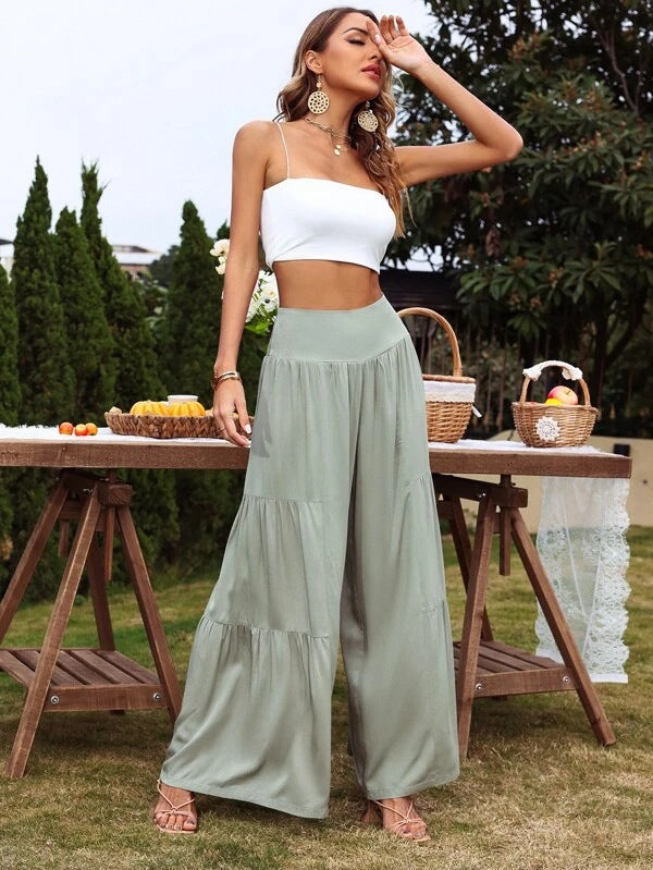 High Waist Loose Pants