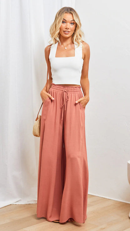 Casual Wide Leg Loose Trouser
