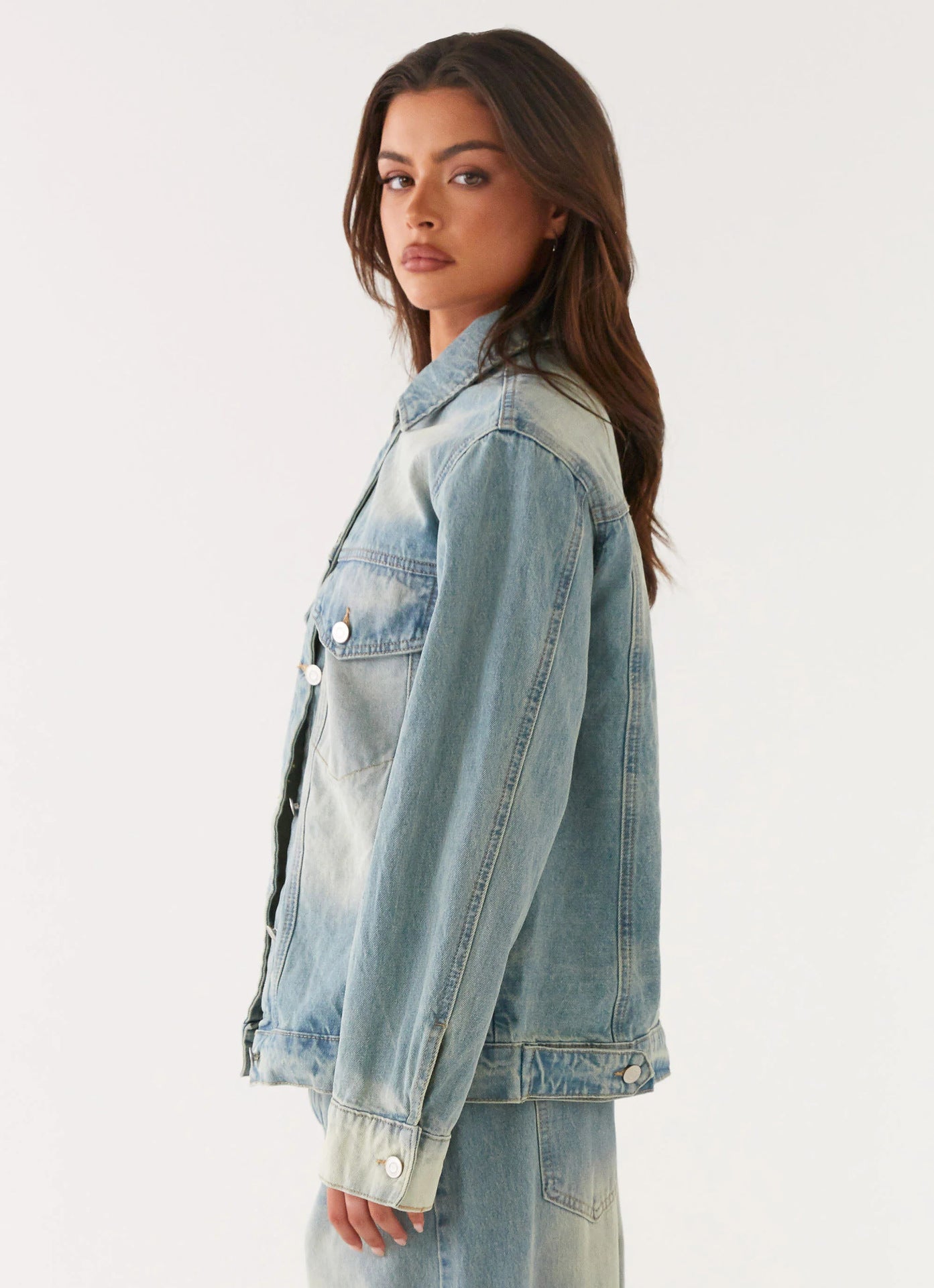 Denim Jacket Vintage  Jacket Trendy Two Piece Sets Women