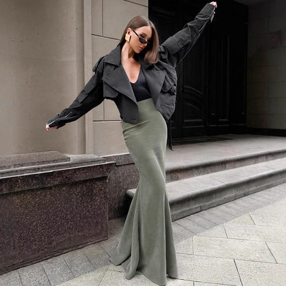 PL-108 Fishtail Skirt