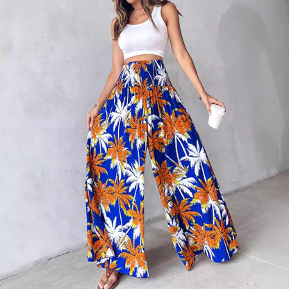 Floral Wide Pants