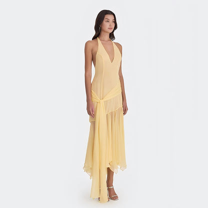 Chiffon See through Dress