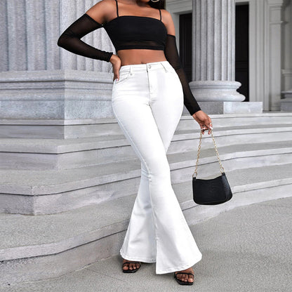 High Waist Bootcut Pants