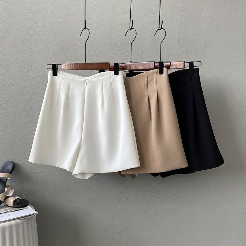 Korean Double High Waist Shorts