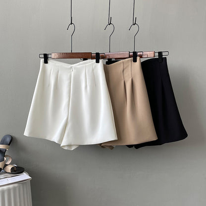 Korean Double High Waist Shorts