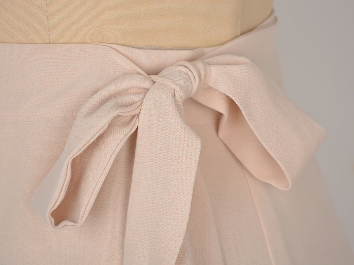 PL-111 Self-Tie Asymmetric Skirt