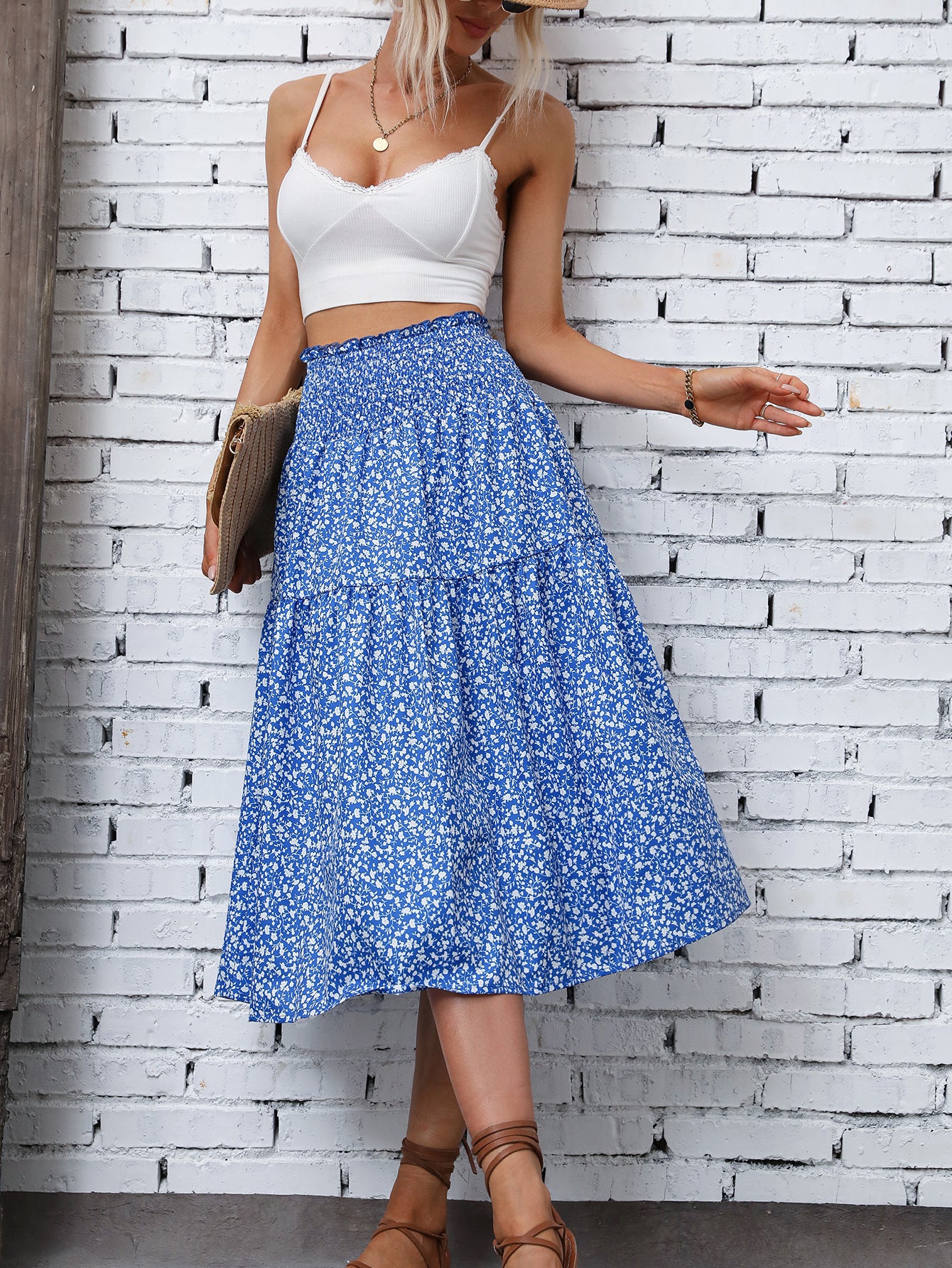 PL-101 Printed Skirt