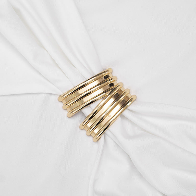 Double Layer Skinny Cutout out Dress