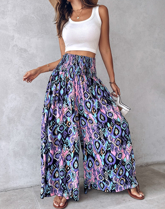 Floral Wide Pants
