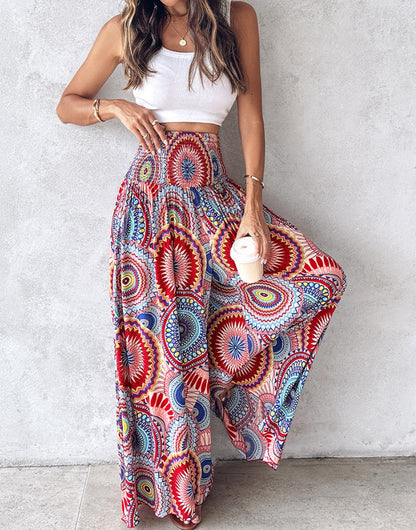 Floral Wide Pants