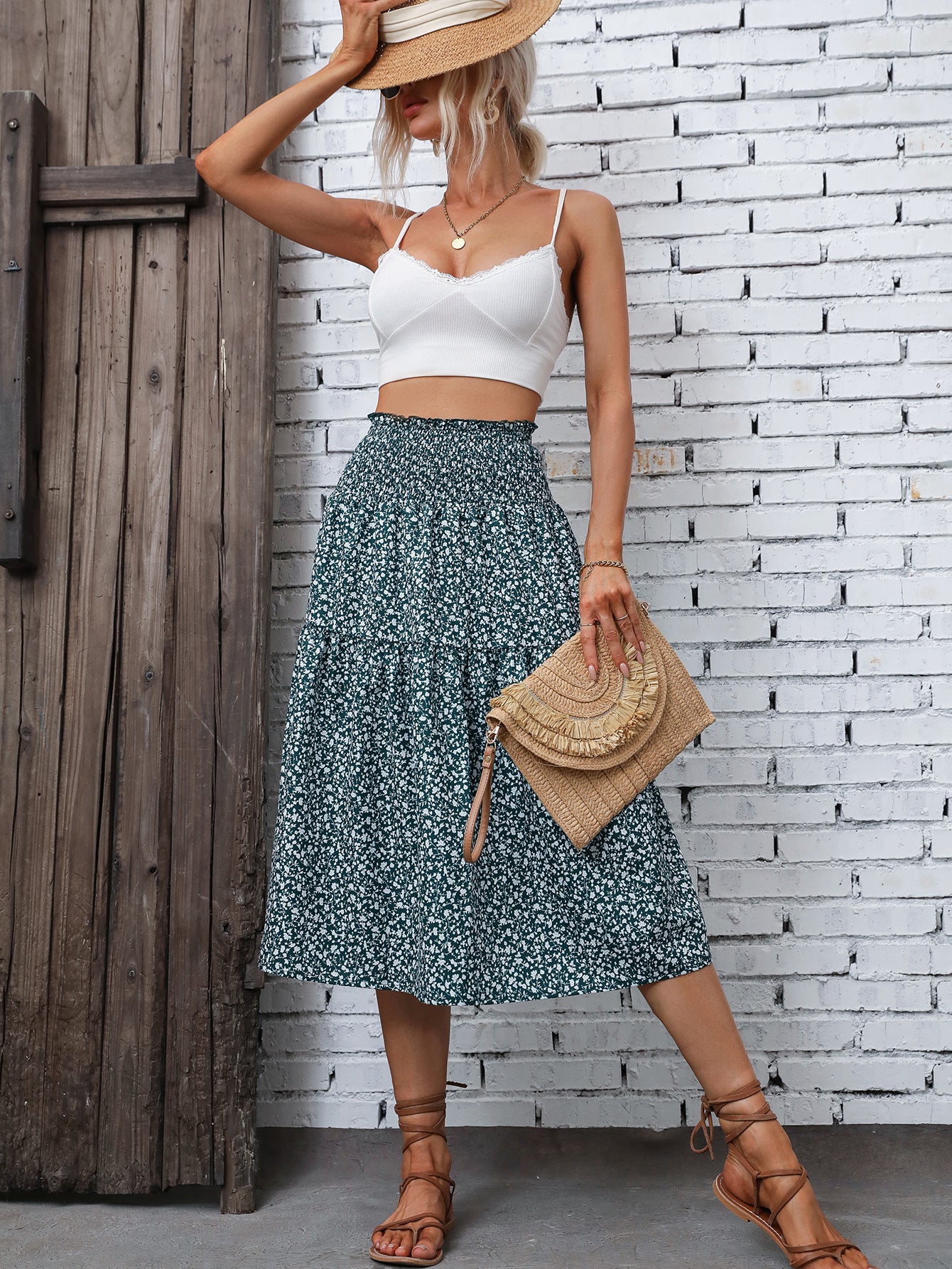 PL-101 Printed Skirt