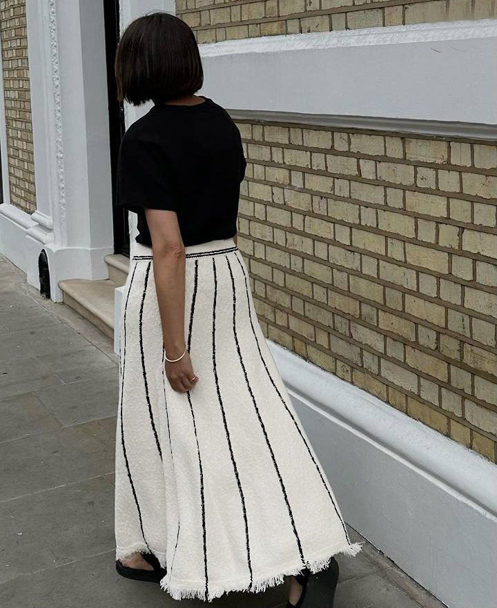 PL-105 Tassel Knitted Skirt