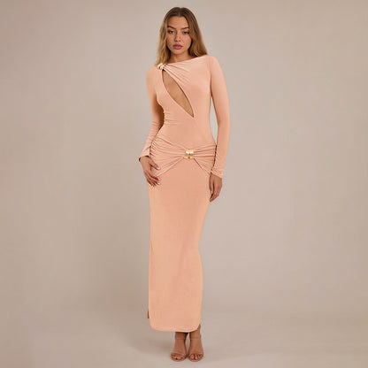 Double Layer Skinny Cutout out Dress