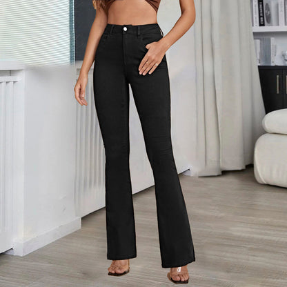 High Waist Bootcut Pants