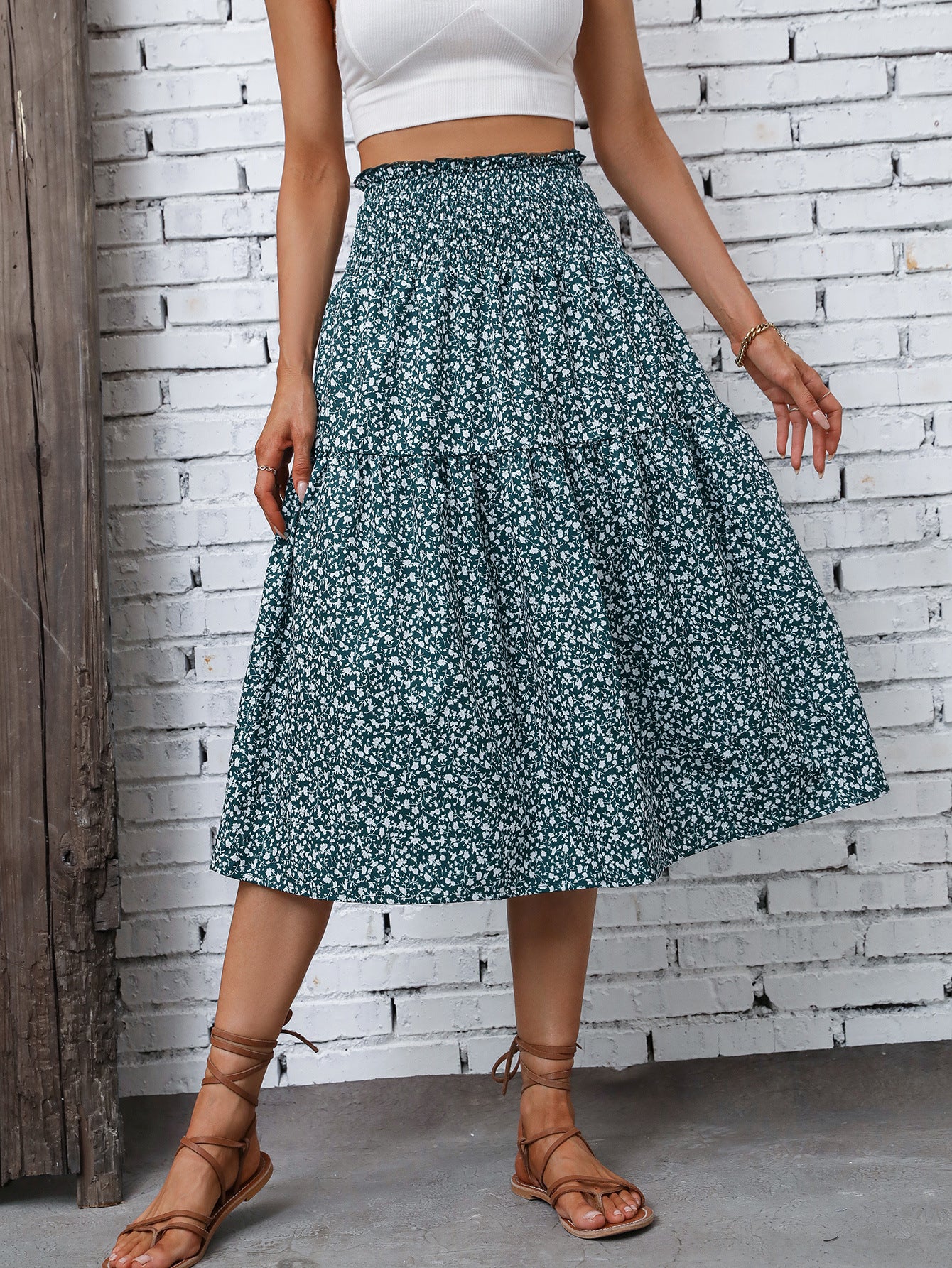PL-101 Printed Skirt