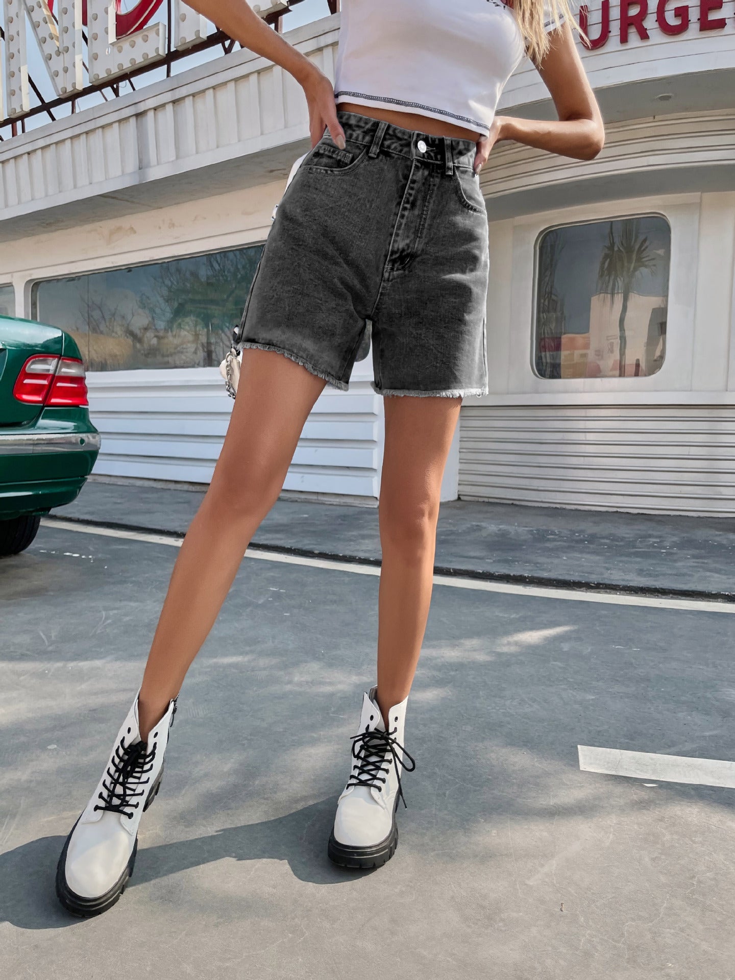 Loose Casual High Waist Shorts