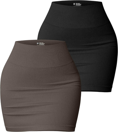 PL-115 Elastic Mini Skirt