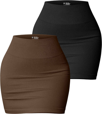 PL-115 Elastic Mini Skirt
