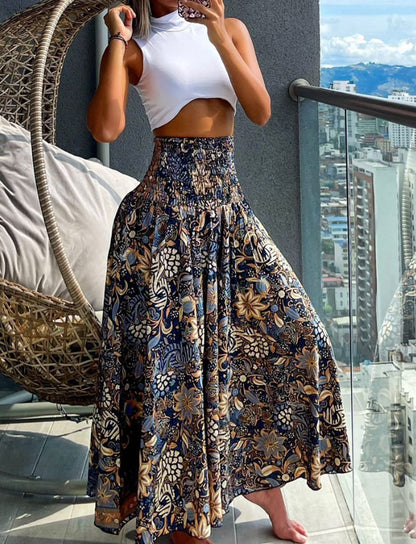 Floral Wide Pants