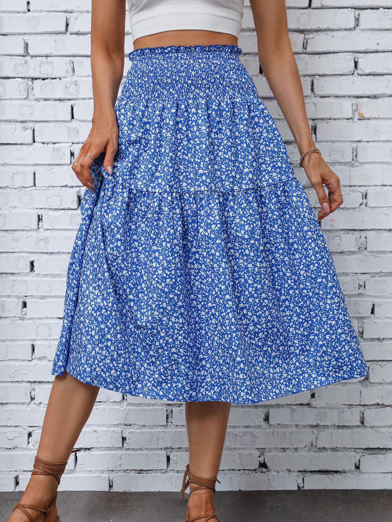 PL-101 Printed Skirt