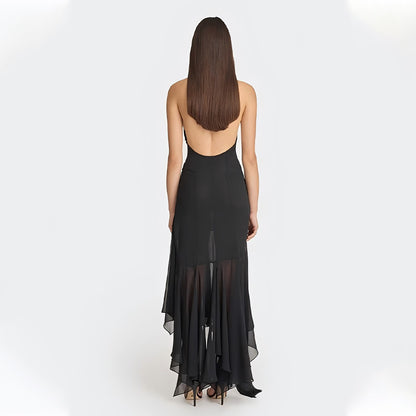 Chiffon See through Dress