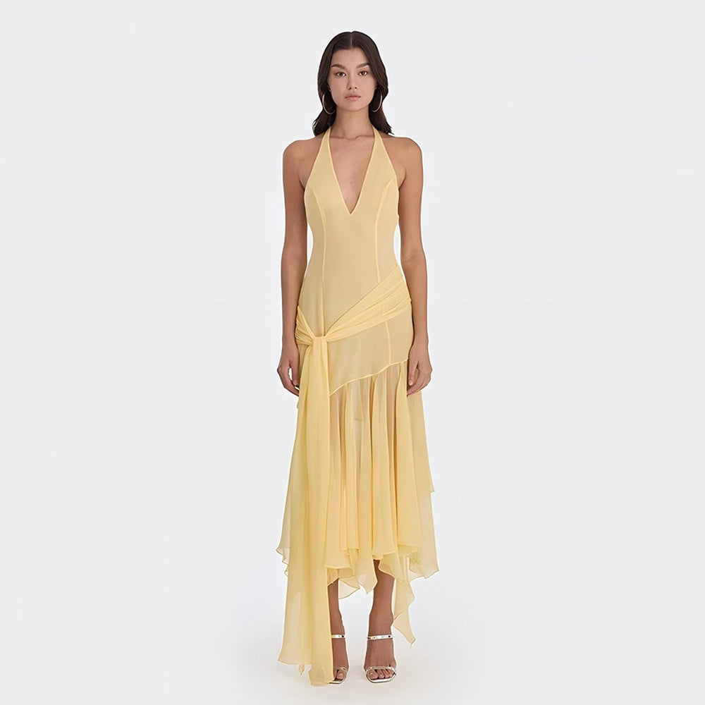 Chiffon See through Dress
