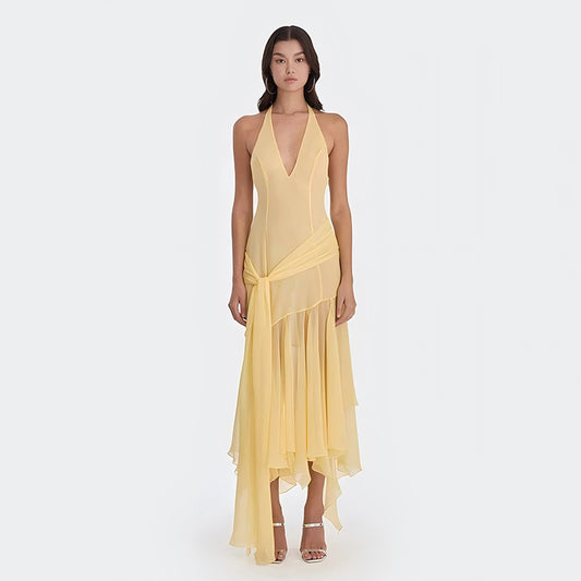 Chiffon See through Dress