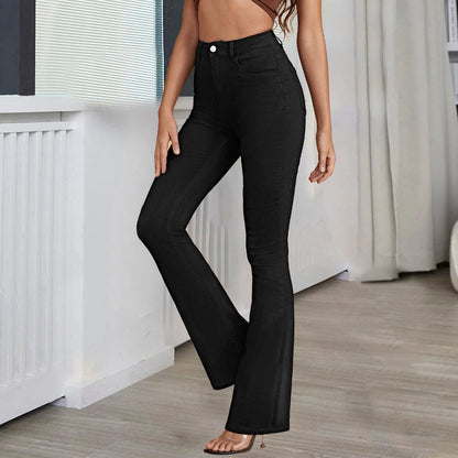 High Waist Bootcut Pants