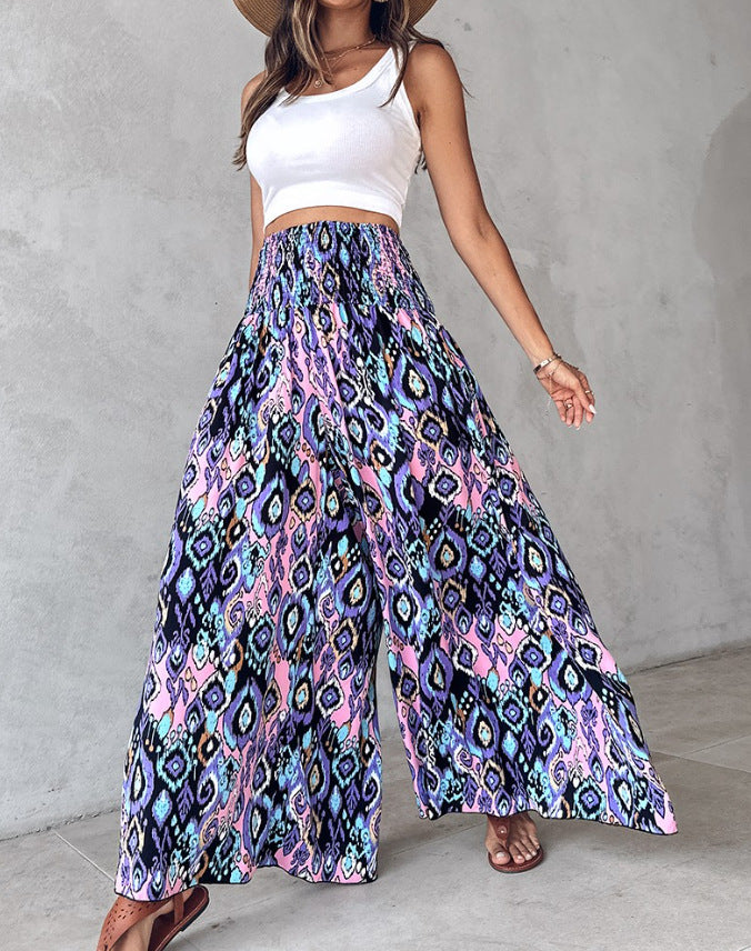 Floral Wide Pants