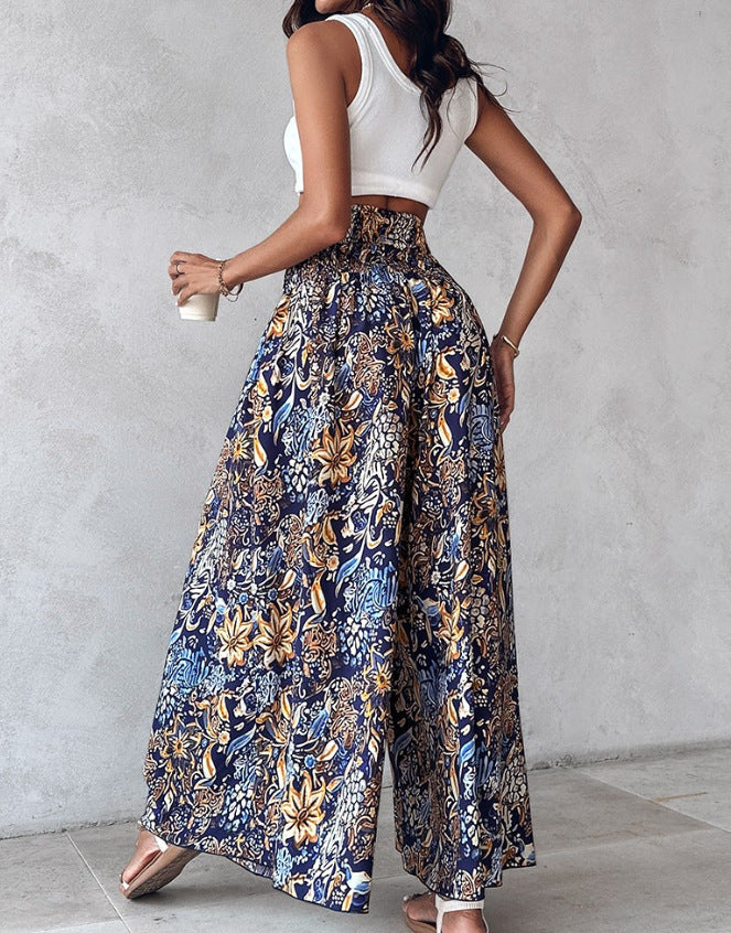 Floral Wide Pants