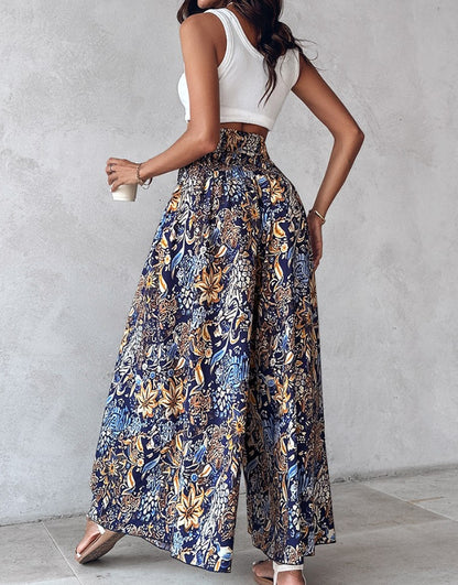 Floral Wide Pants