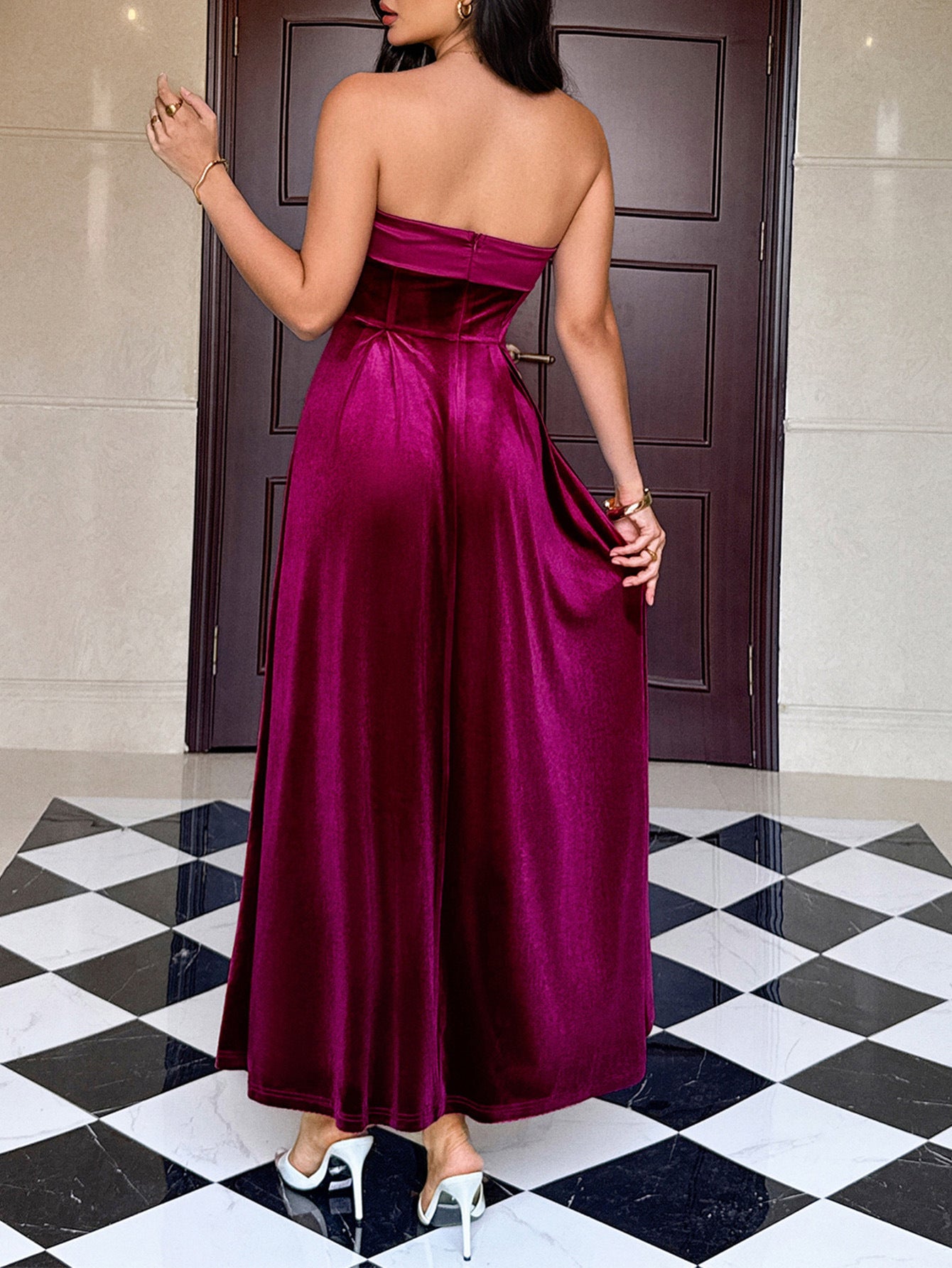 Solid Color Maxi Dress