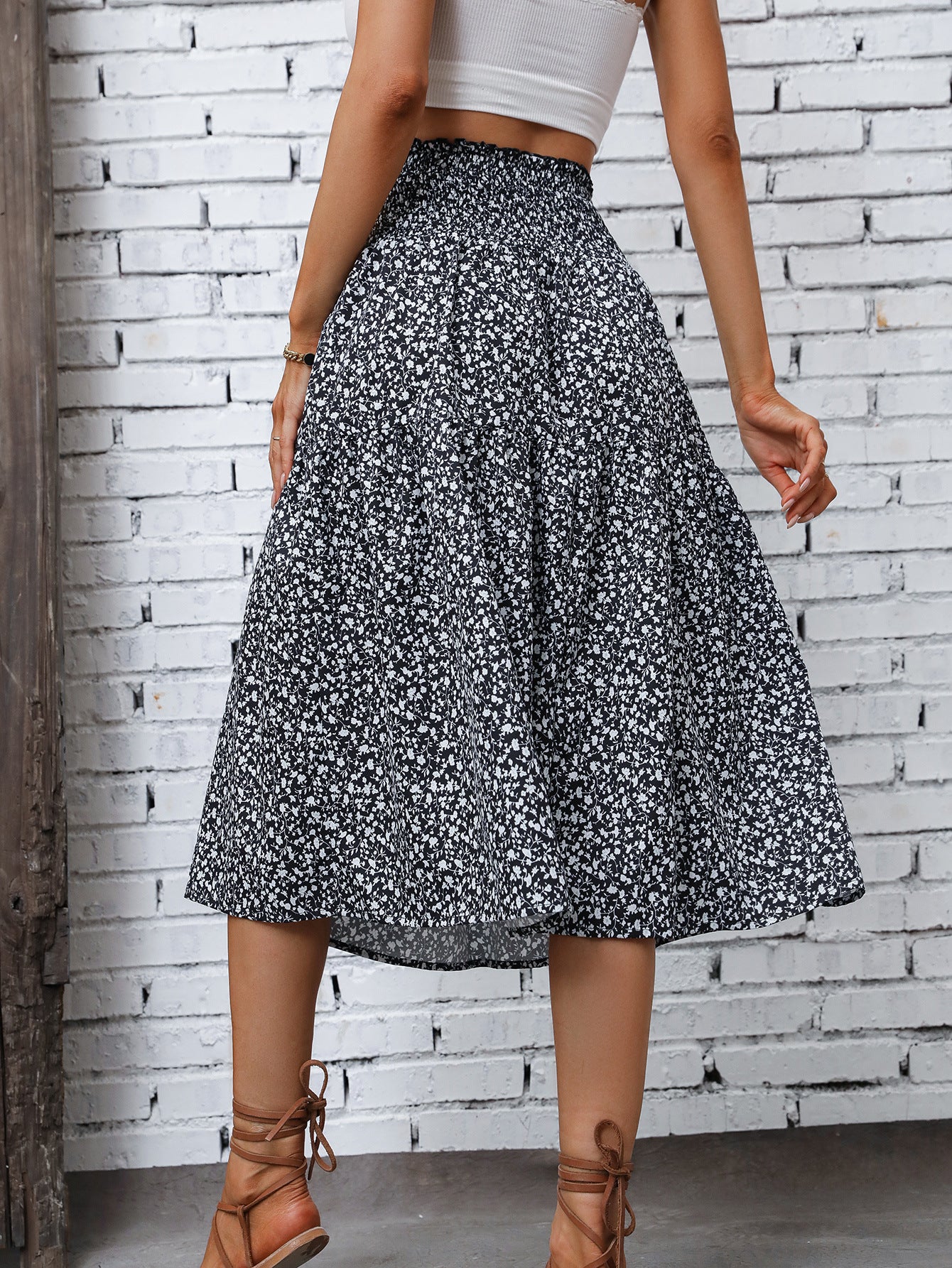 PL-101 Printed Skirt