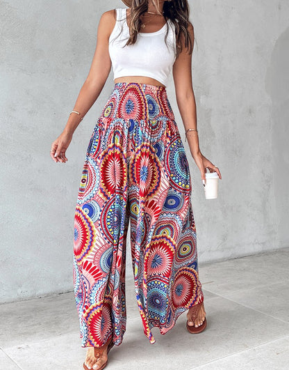 Floral Wide Pants