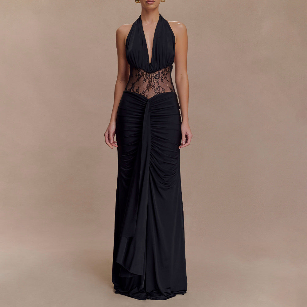 Backless Ribbon Dress