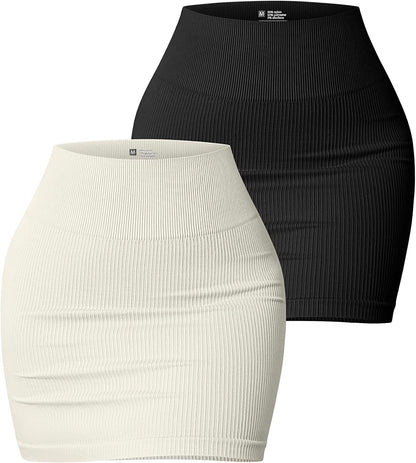 PL-115 Elastic Mini Skirt